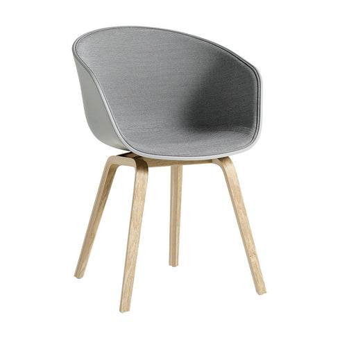 About a Chair AAC 22 Armchair Upholstered Soaped Oak